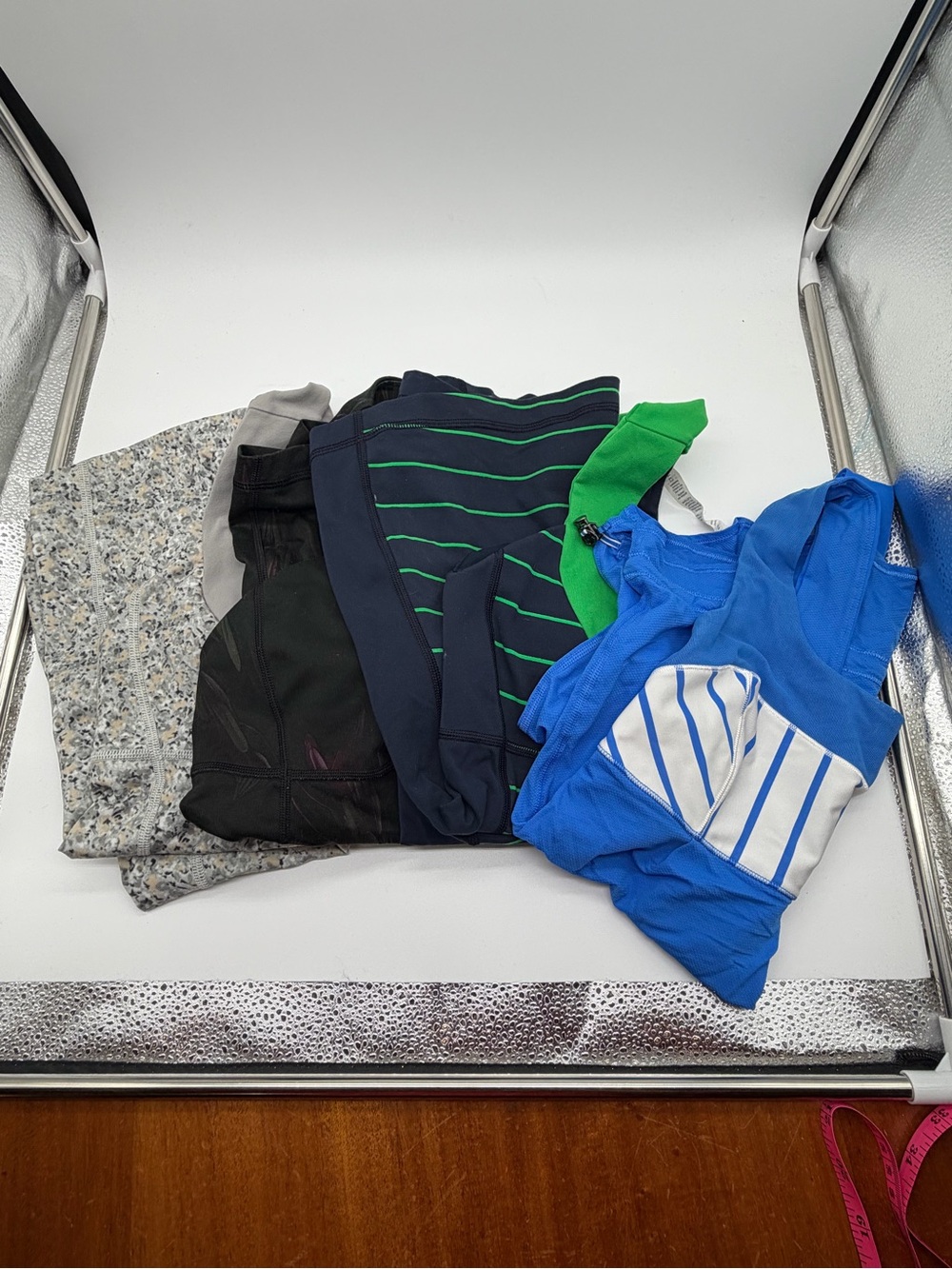 FOUR TOPS! Lululemon Mixed Short-Sleeve Tops - Blue, Green, Navy, Black, Gray